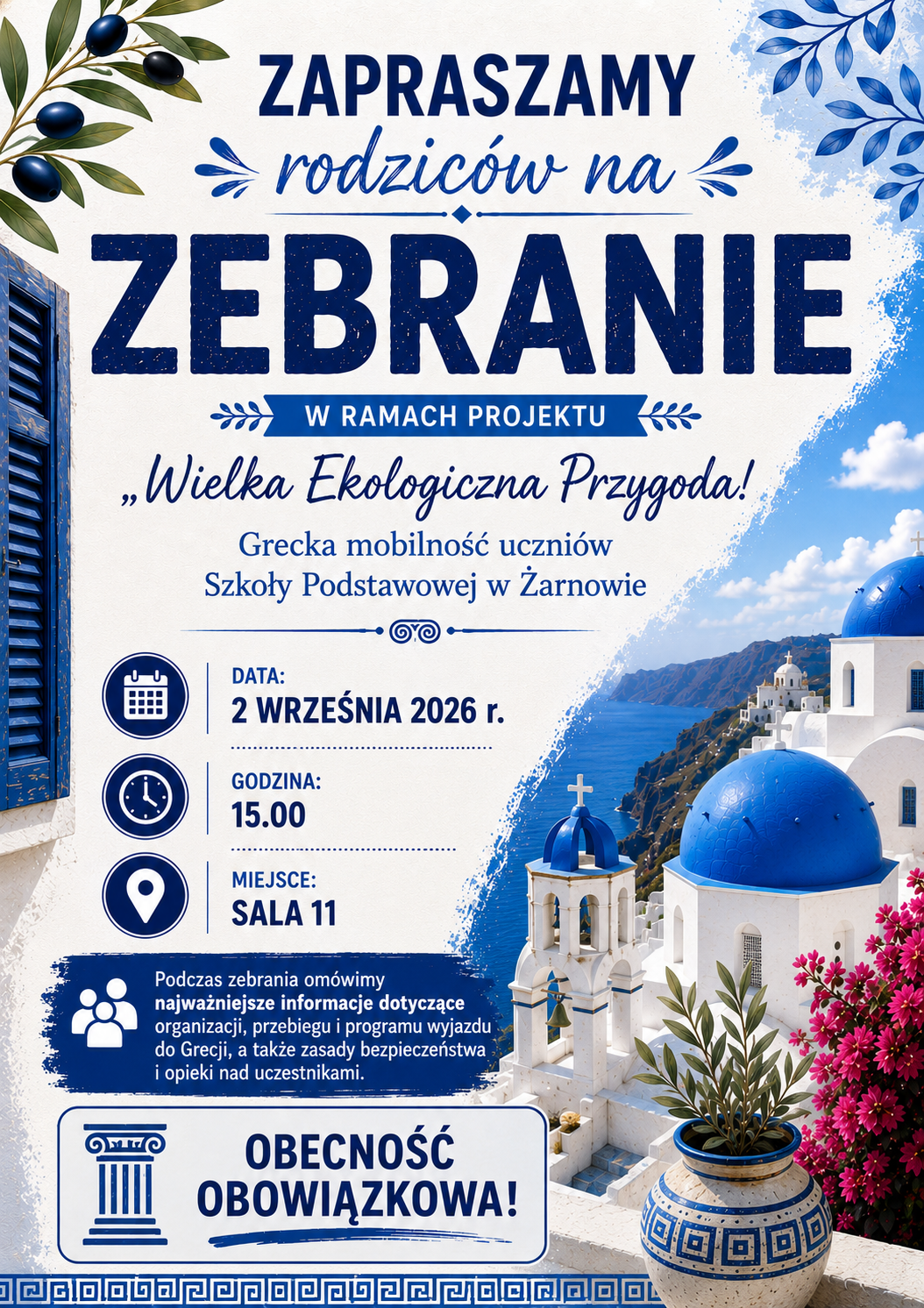 Zebranie z rodzicami  - Grecja